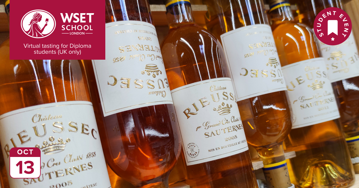 Style in focus unfortified sweet wines (virtual tasting for Diploma