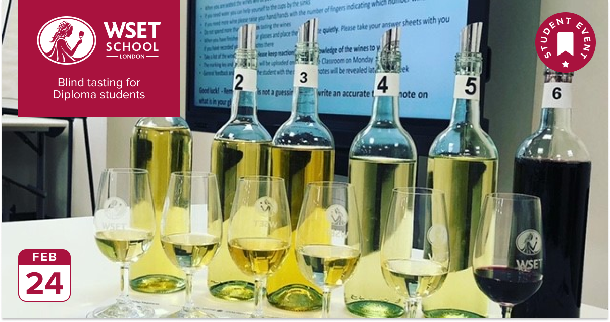 Blind wine Saturdays D3 Wines of the World (Diploma students only