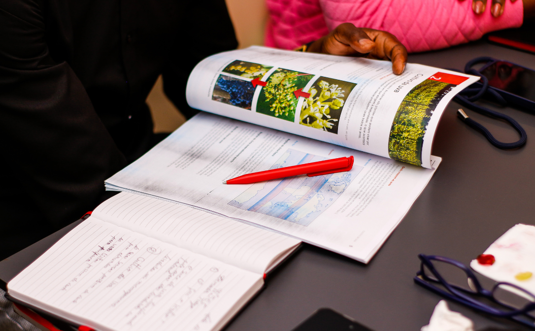 wset text book in classroom