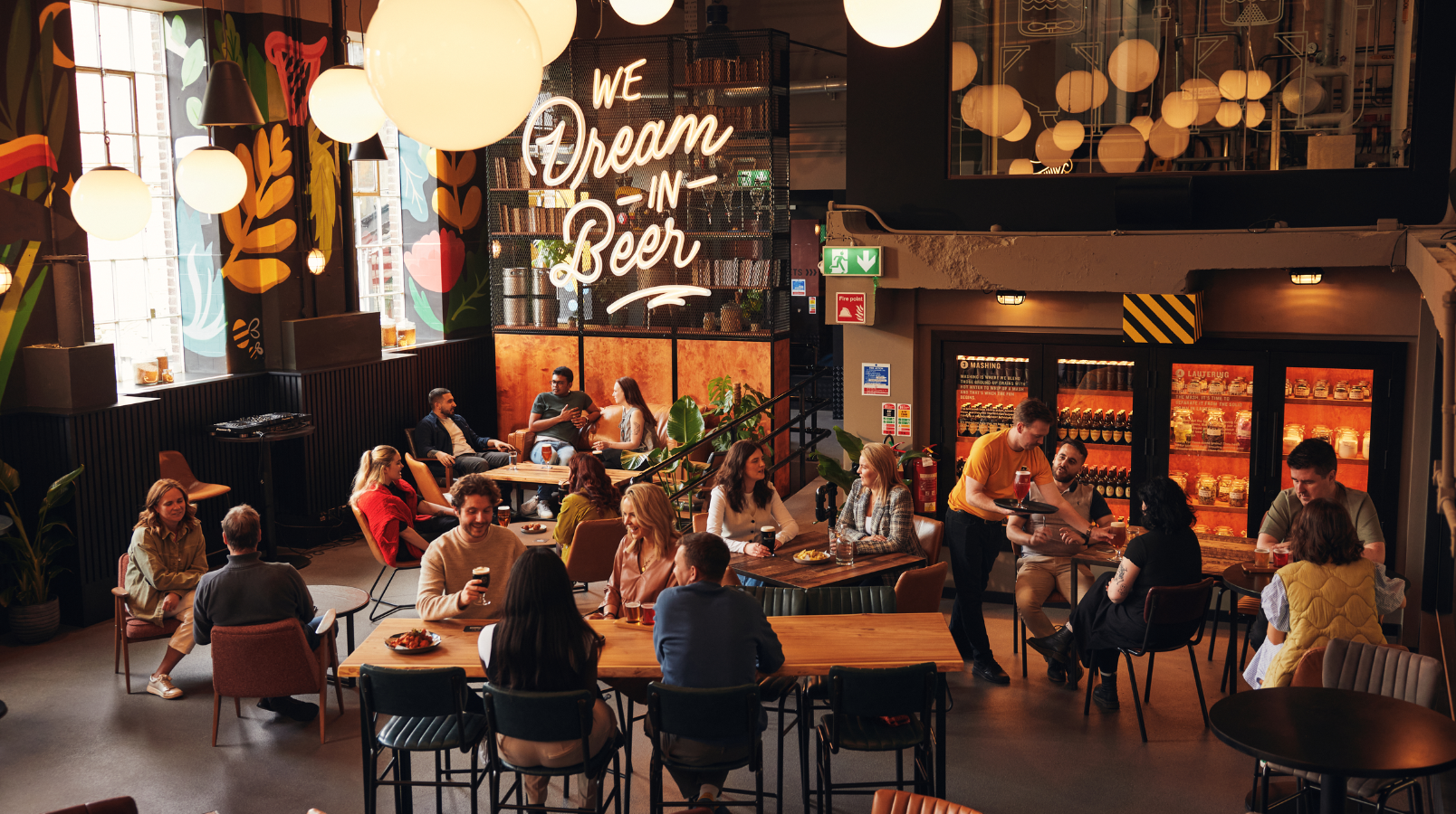 Guinness bar at the Open Gate Brewery Dublin