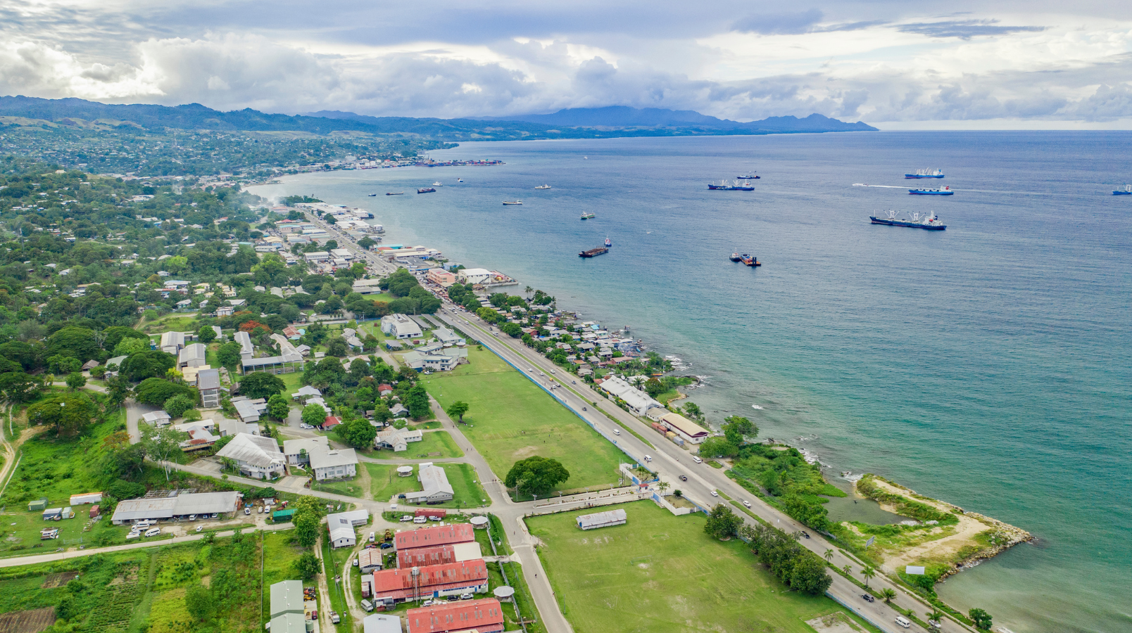 Solomon Islands arial shot