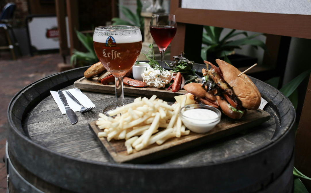 Belgian beer and food
