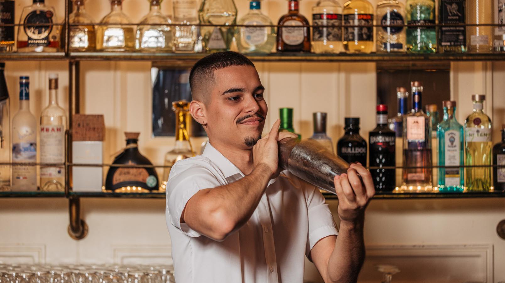 A  bartender at Quinta do Lago resort Portugal