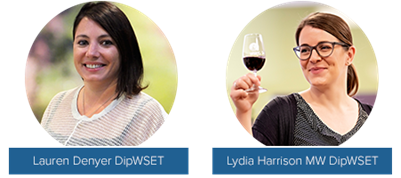 WSET Diploma Educators Lauren Denyer DipWSET and Lydia Harrison MW